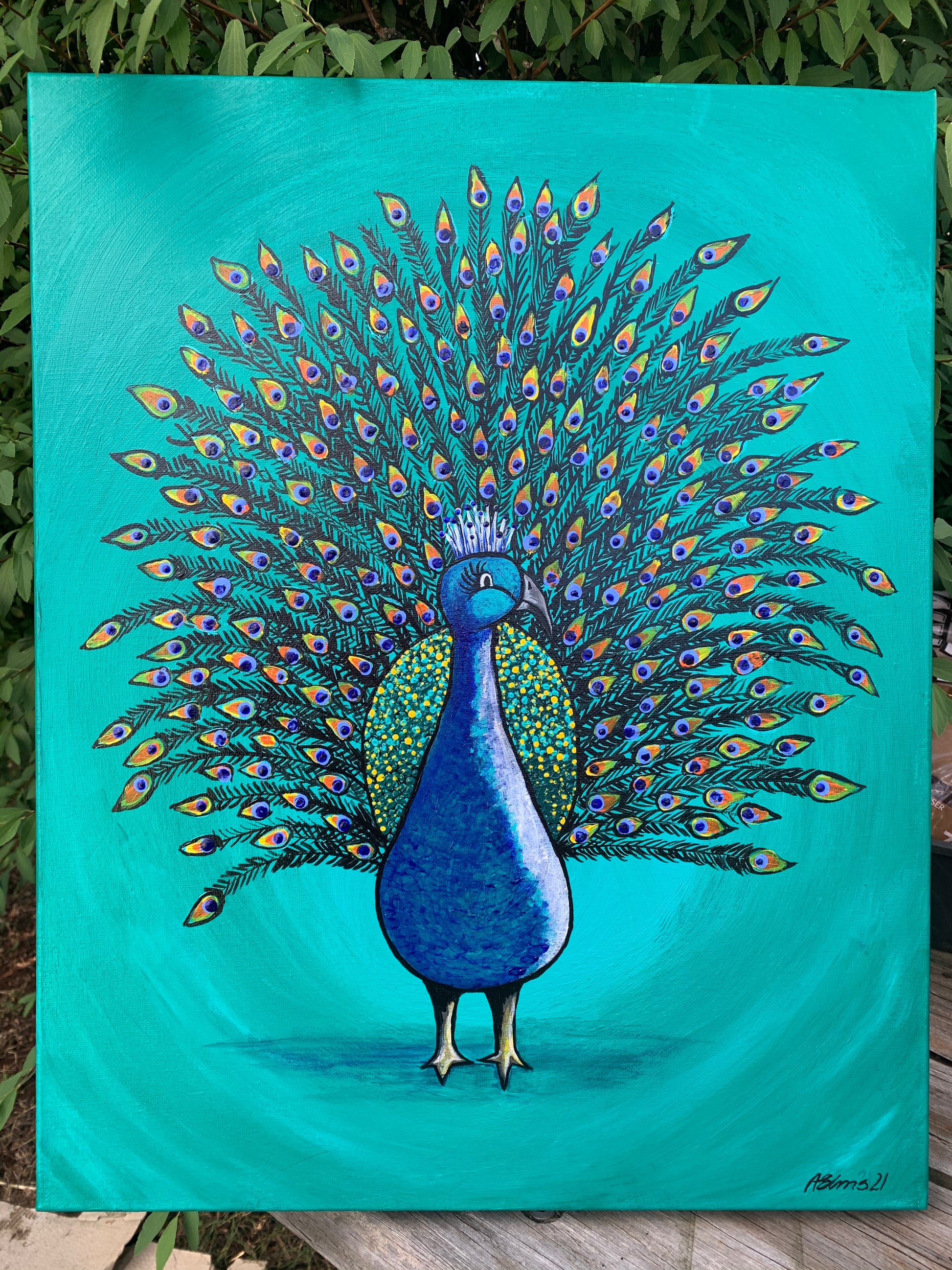 Philippe the Peacock - ElmsCreative