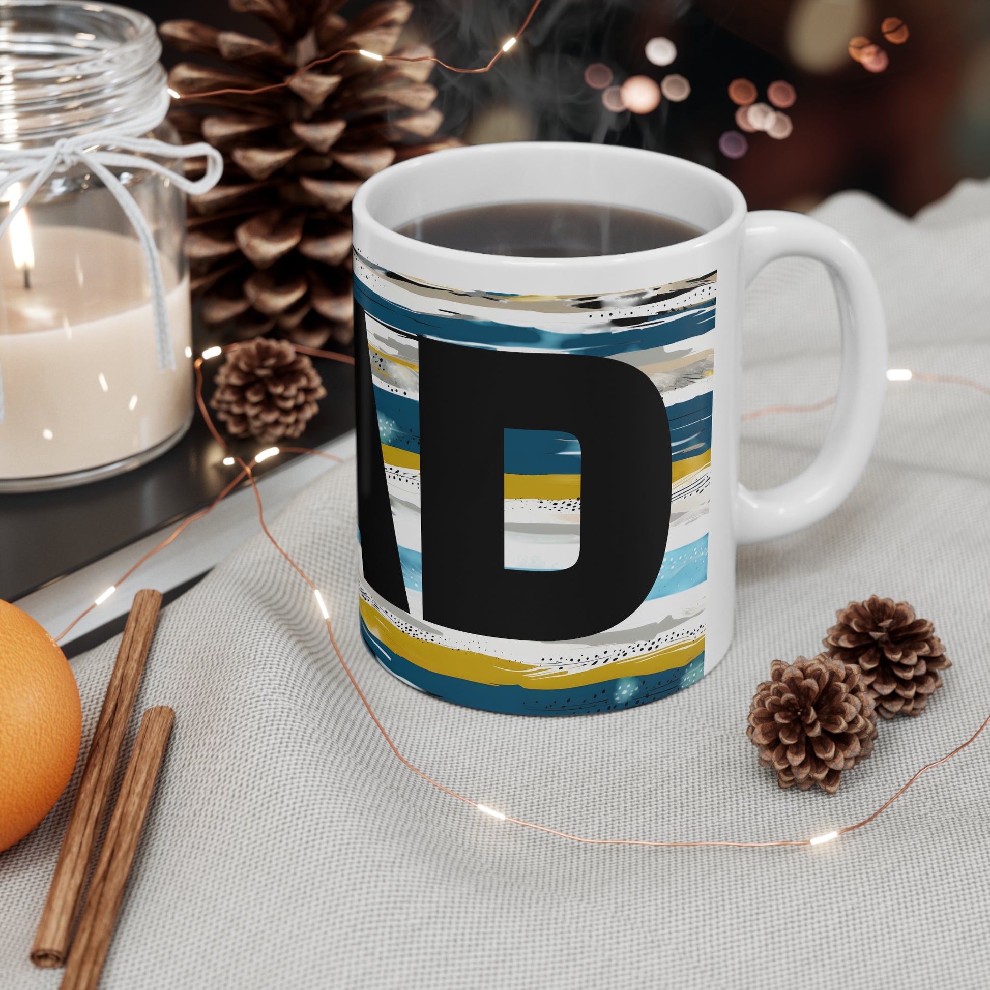 Personalised Name Ceramic Mug, Dad Cup, Name Cup, Name Mug, Custom Name Mug, Custom Name Cup, Custom Gifts, - ElmsCreative