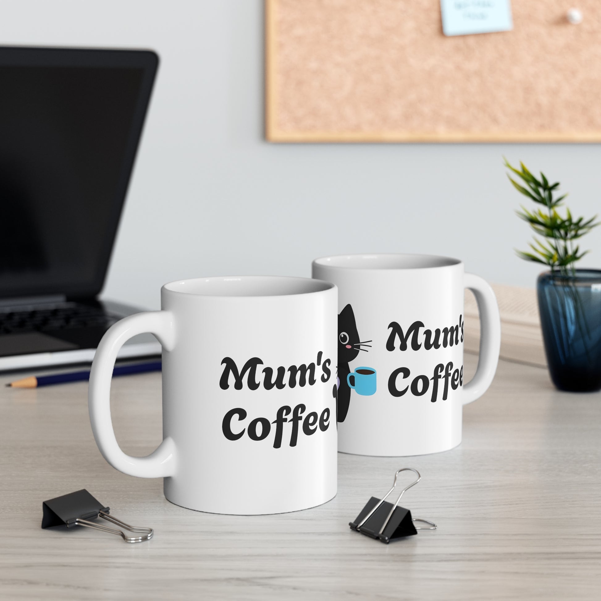 Customised Coffee Mug, Coffee Mug, Cat Cup, Customised Name Cup, Custom Coffee Cup - ElmsCreative