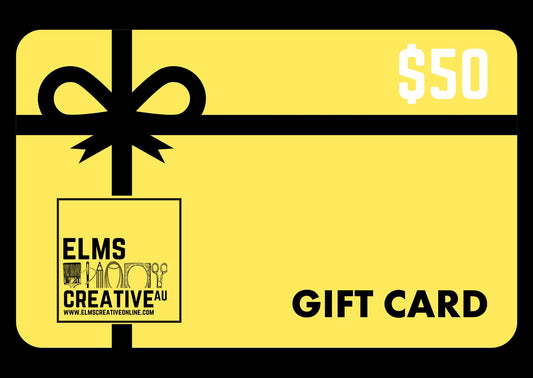 Elms Creative Gift Card - $50 - ElmsCreative