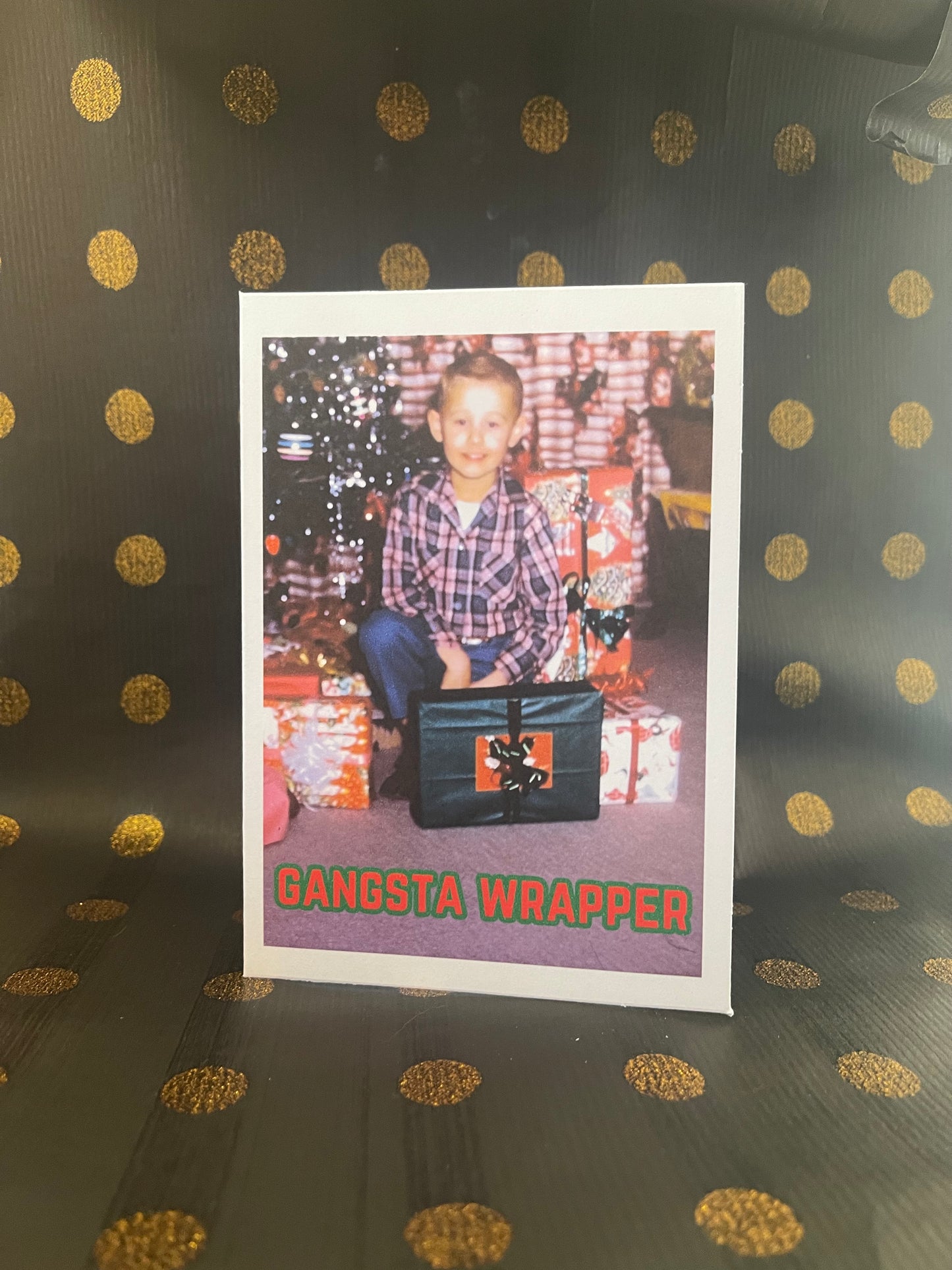 “Gangsta Wrapper” Sassy Chrissy Card - ElmsCreative