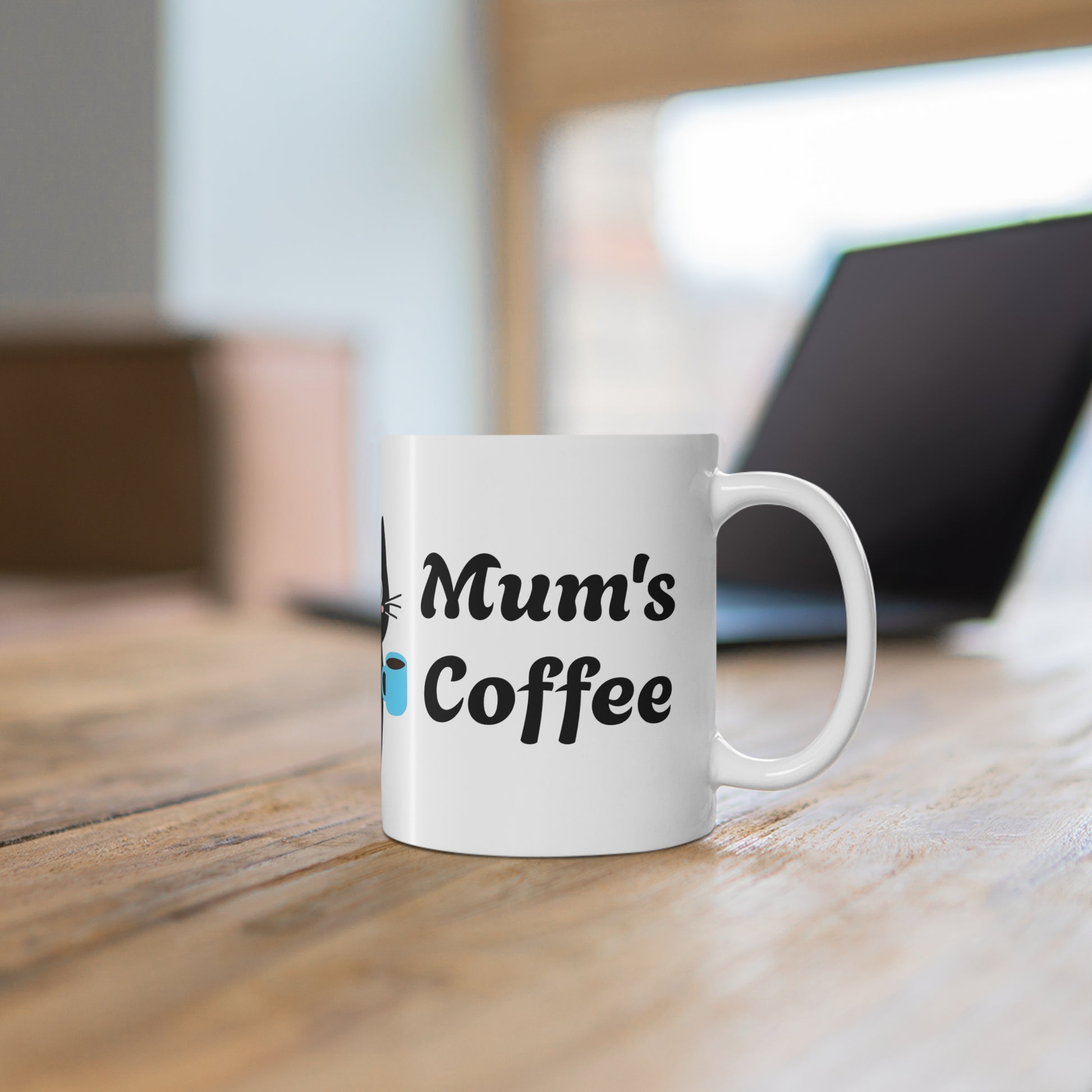 Customised Coffee Mug, Coffee Mug, Cat Cup, Customised Name Cup, Custom Coffee Cup - ElmsCreative