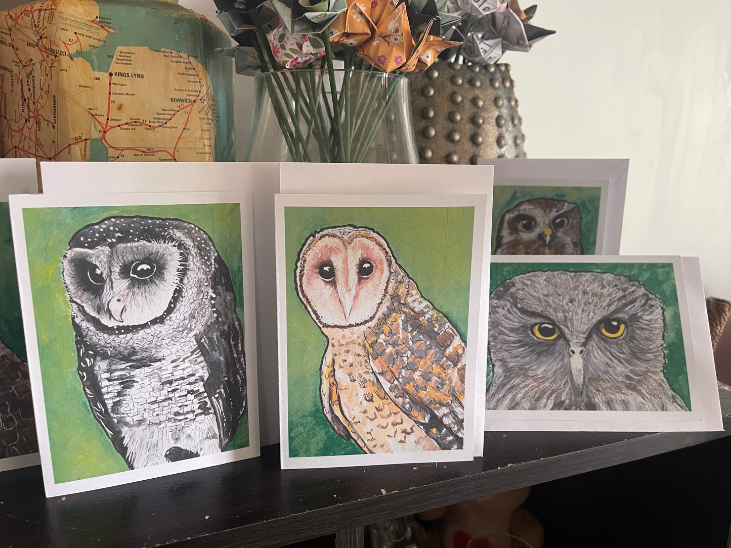 Morepork Owl Card - ElmsCreative