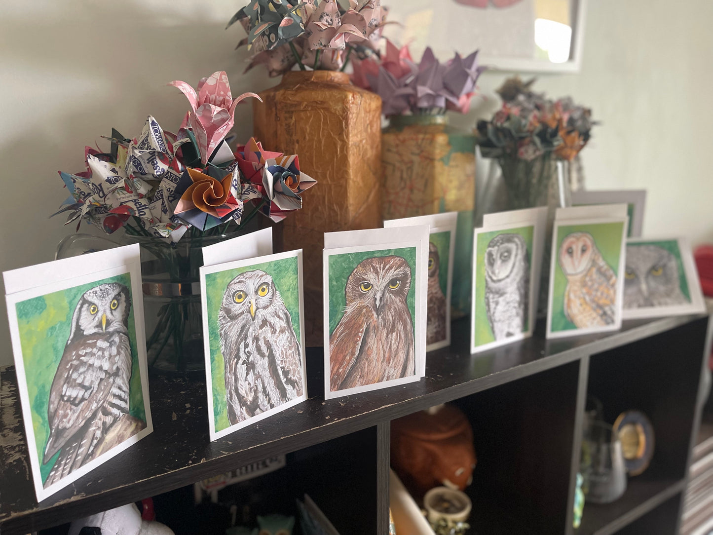 Rufous Owl Card - ElmsCreative