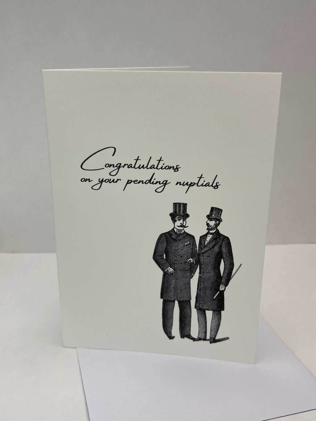 Congratulations on your pending nuptials - male