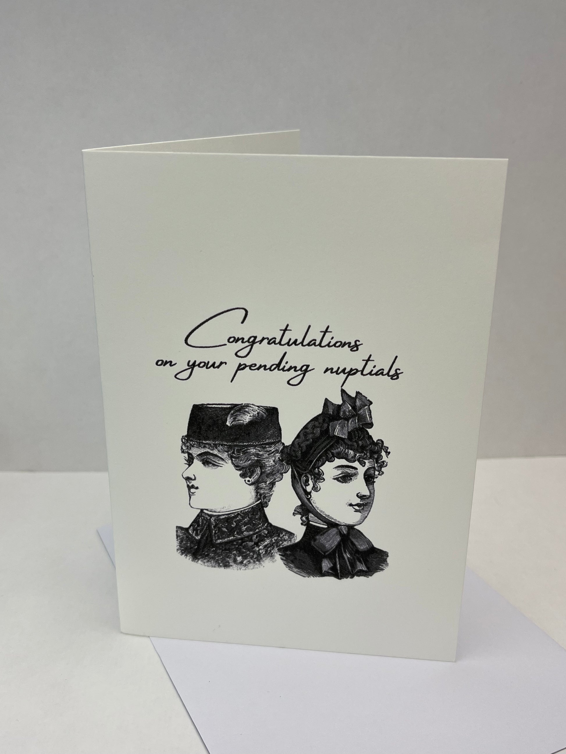 Congratulations on your pending nuptials - female