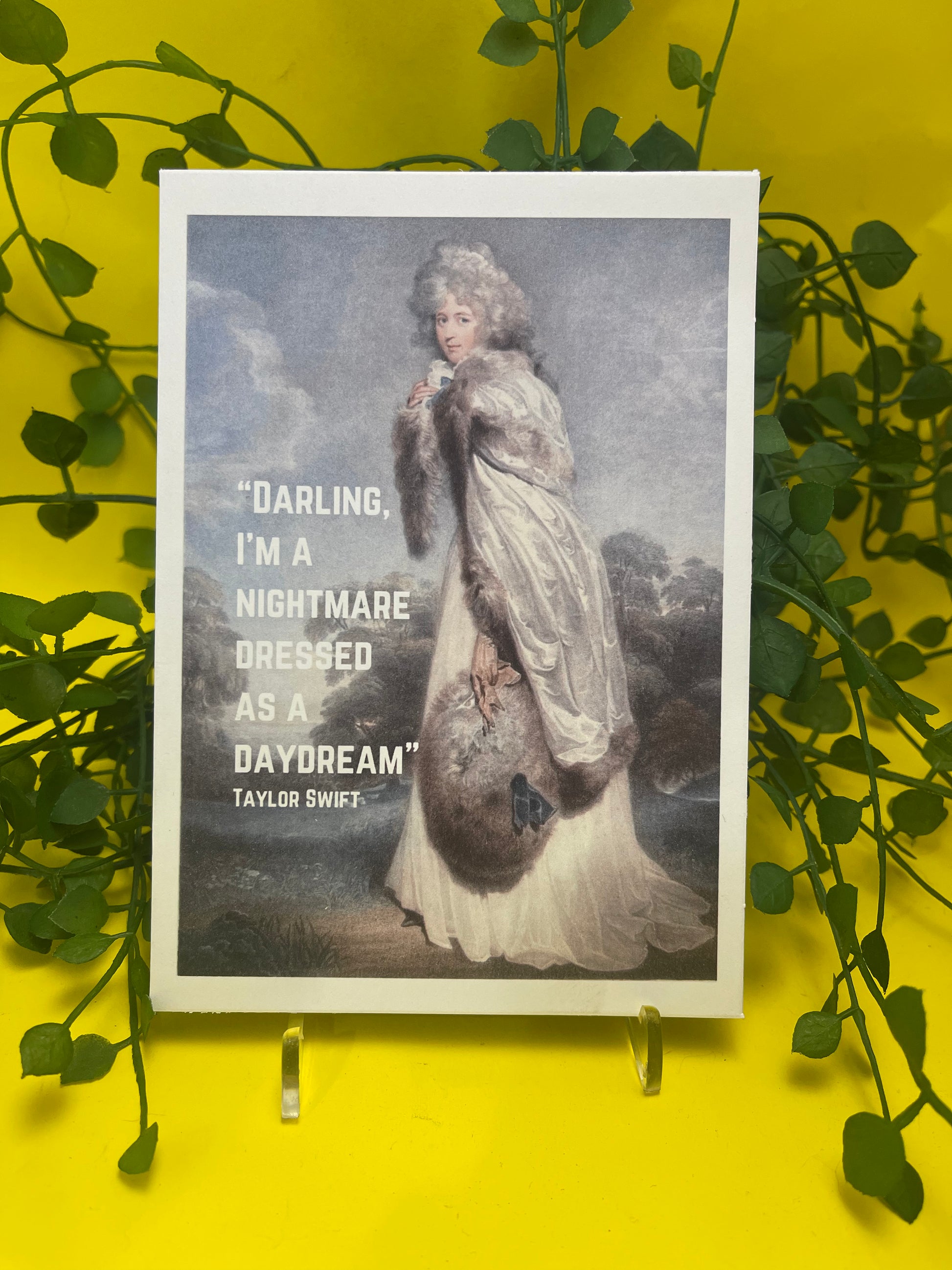 "Darling, I'm a nightmare" - Sassy Card - ElmsCreative