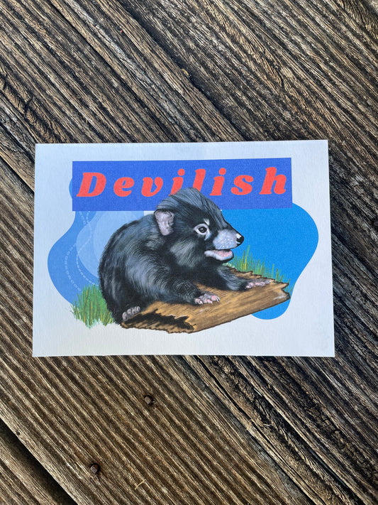 It’s So Punny - Devilish - Tasmanian Devil - ElmsCreative