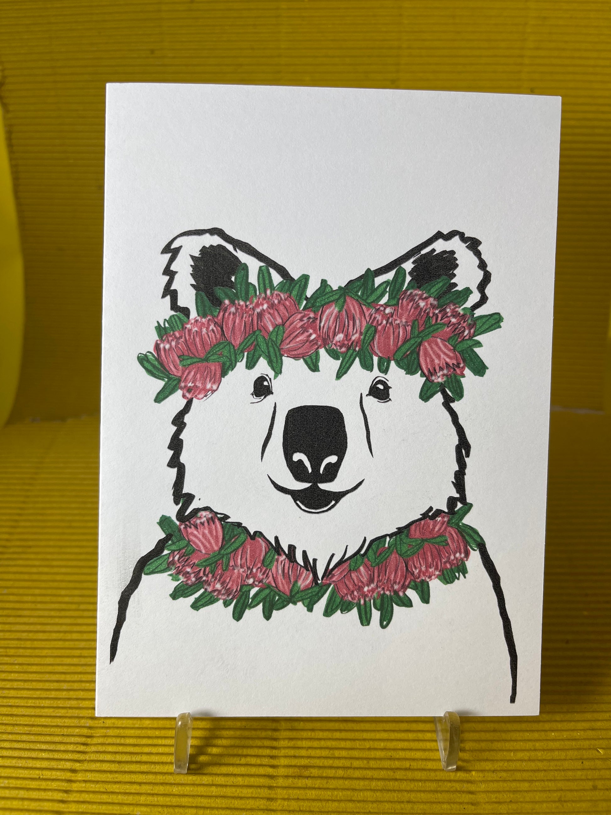 Wombat Flora and Fauna Card Pack - Native Australian Flowers and Animals - ElmsCreative