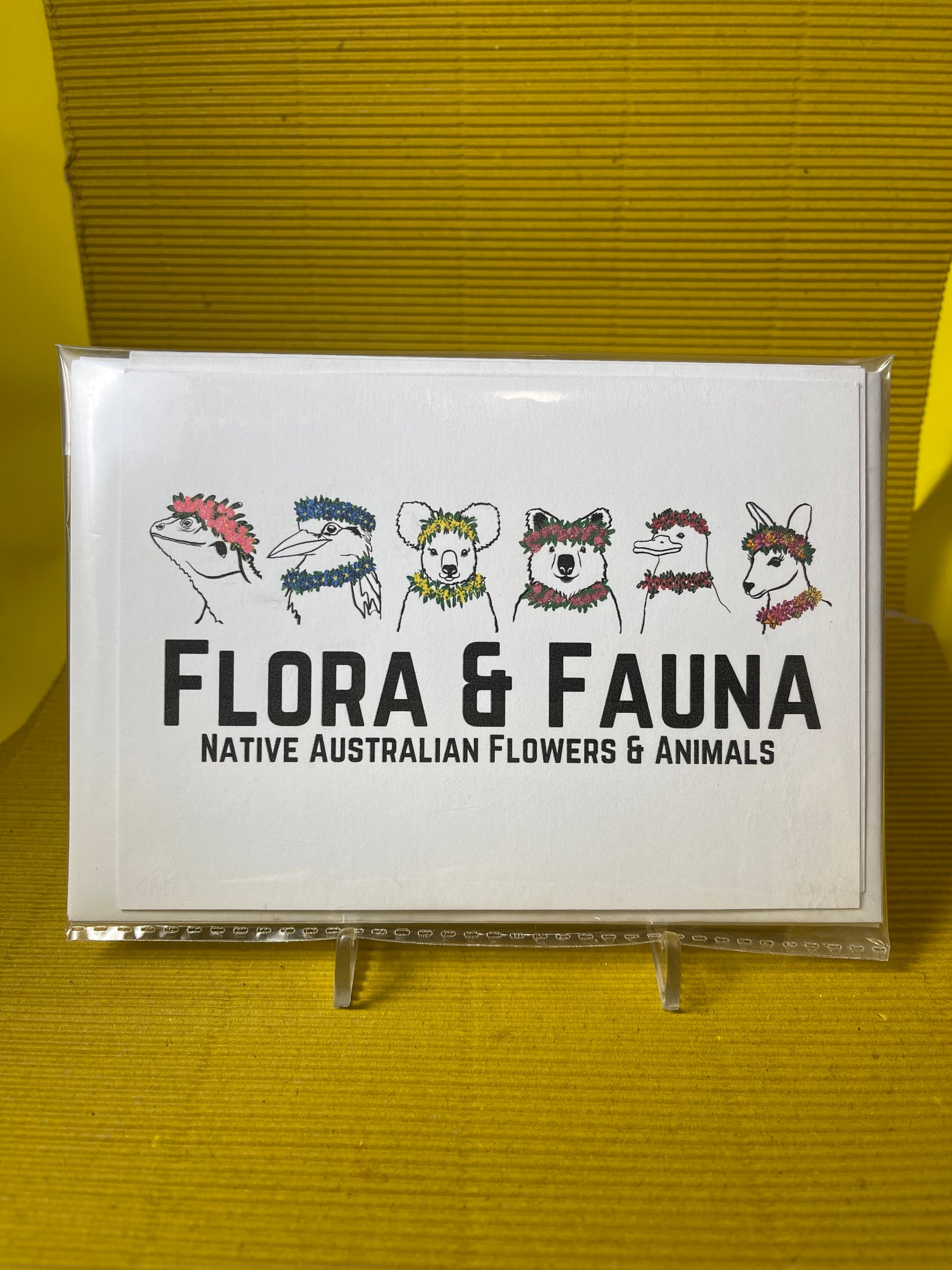 Flora and Fauna Card Pack - Native Australian Flowers and Animals - ElmsCreative