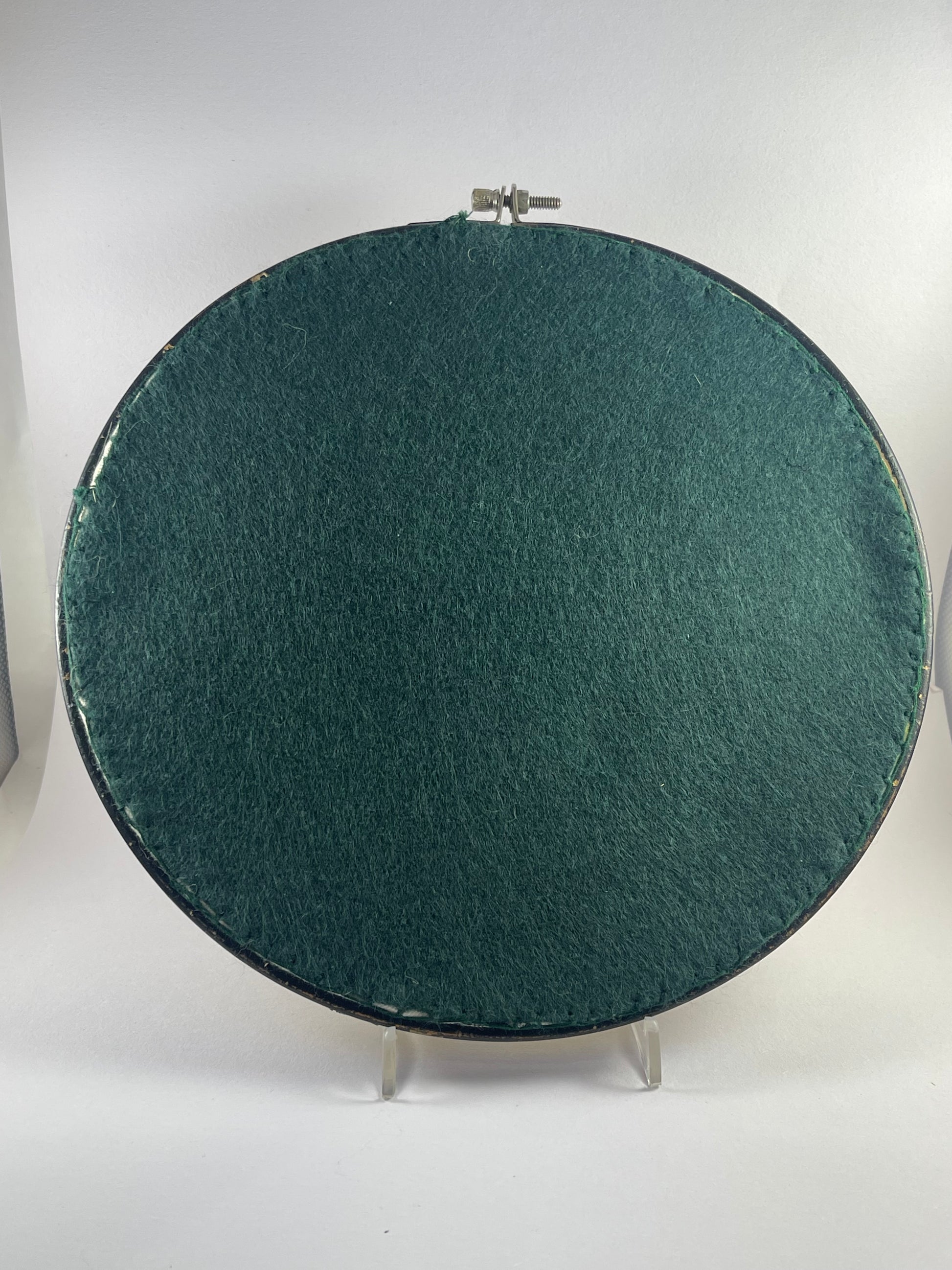 Gum Blossoms Embroidery Hoops Canvas Yellow