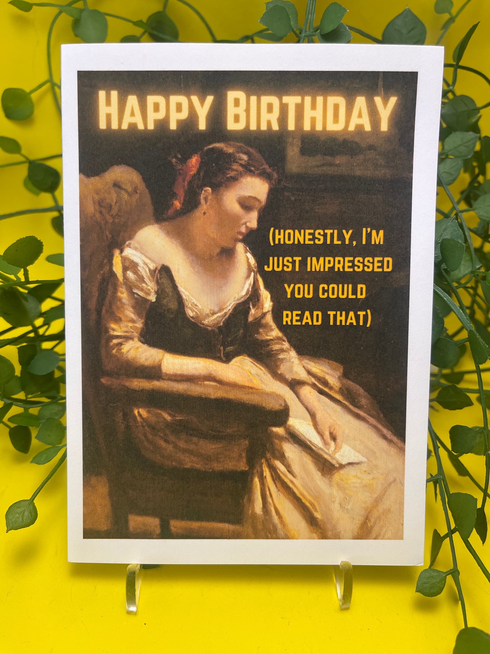 "Happy Birthday, I'm impressed" - Sassy Card - ElmsCreative