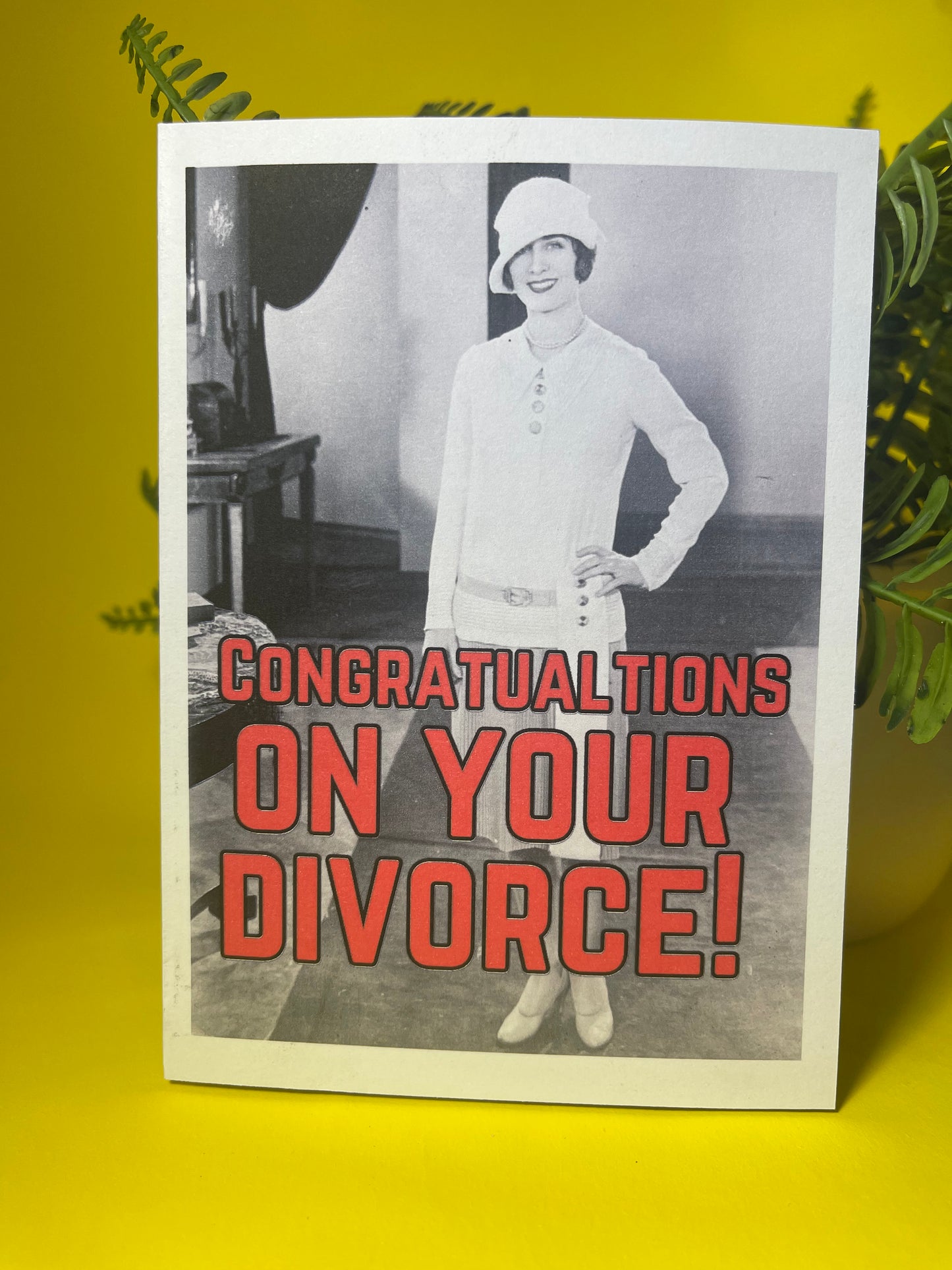 "Congratulations on your divorce" - Sassy Card - ElmsCreative