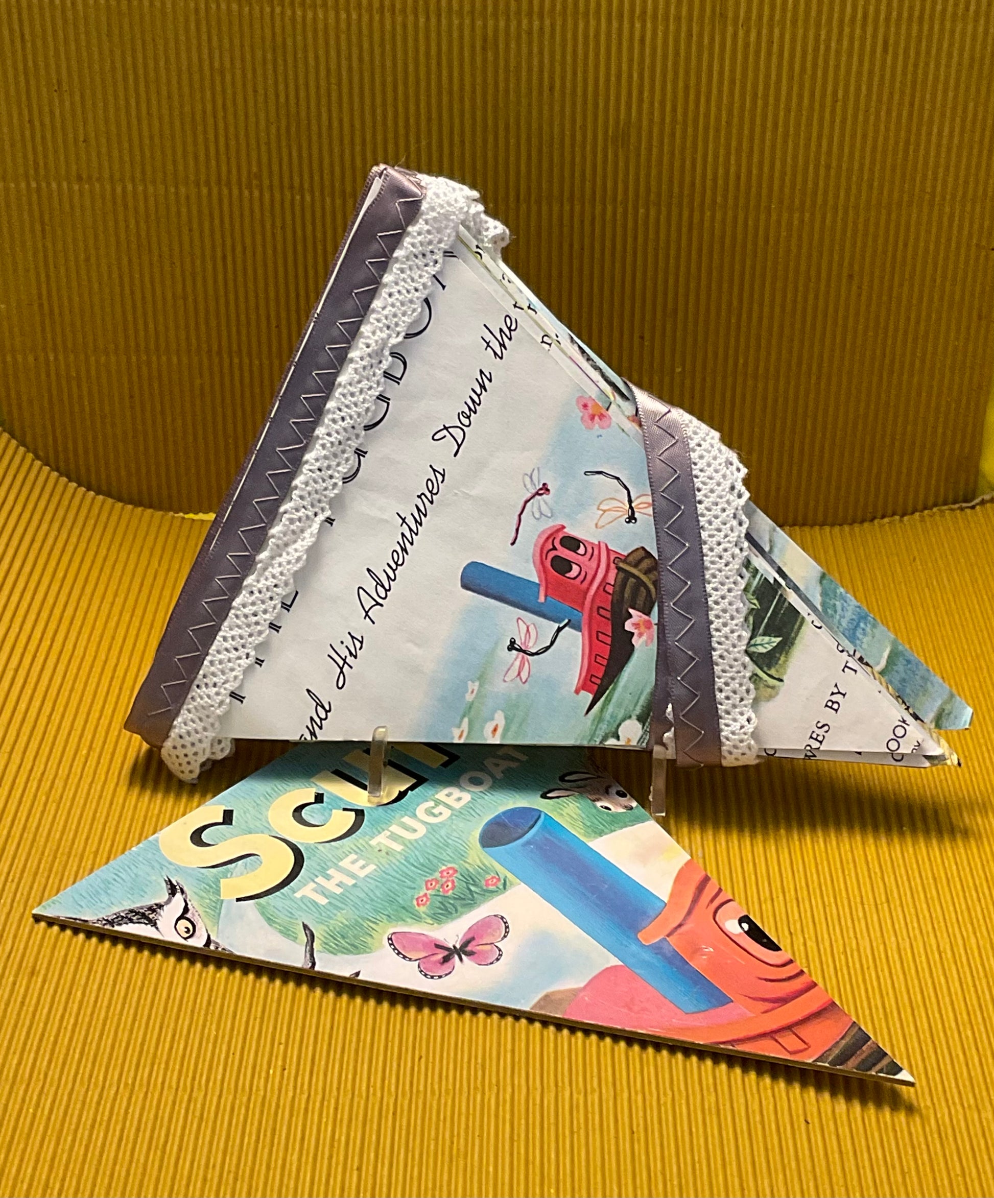 Bunting ~ Scuffy the Tugboat Little Golden Book - ElmsCreative
