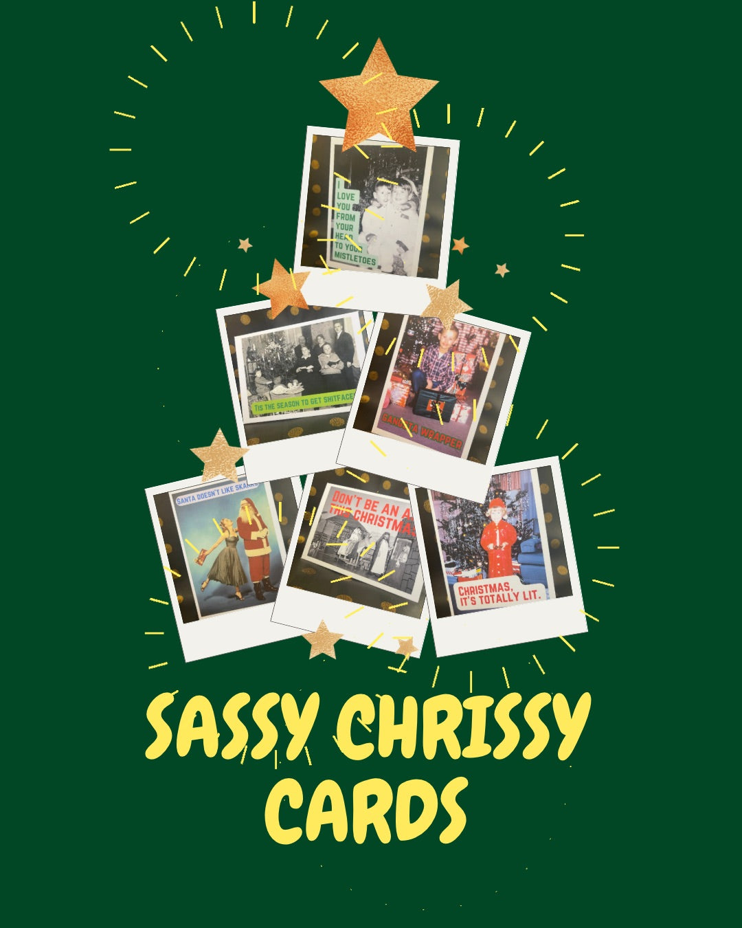 "Don’t be an ass this Christmas"- Sassy Chrissy Card - ElmsCreative