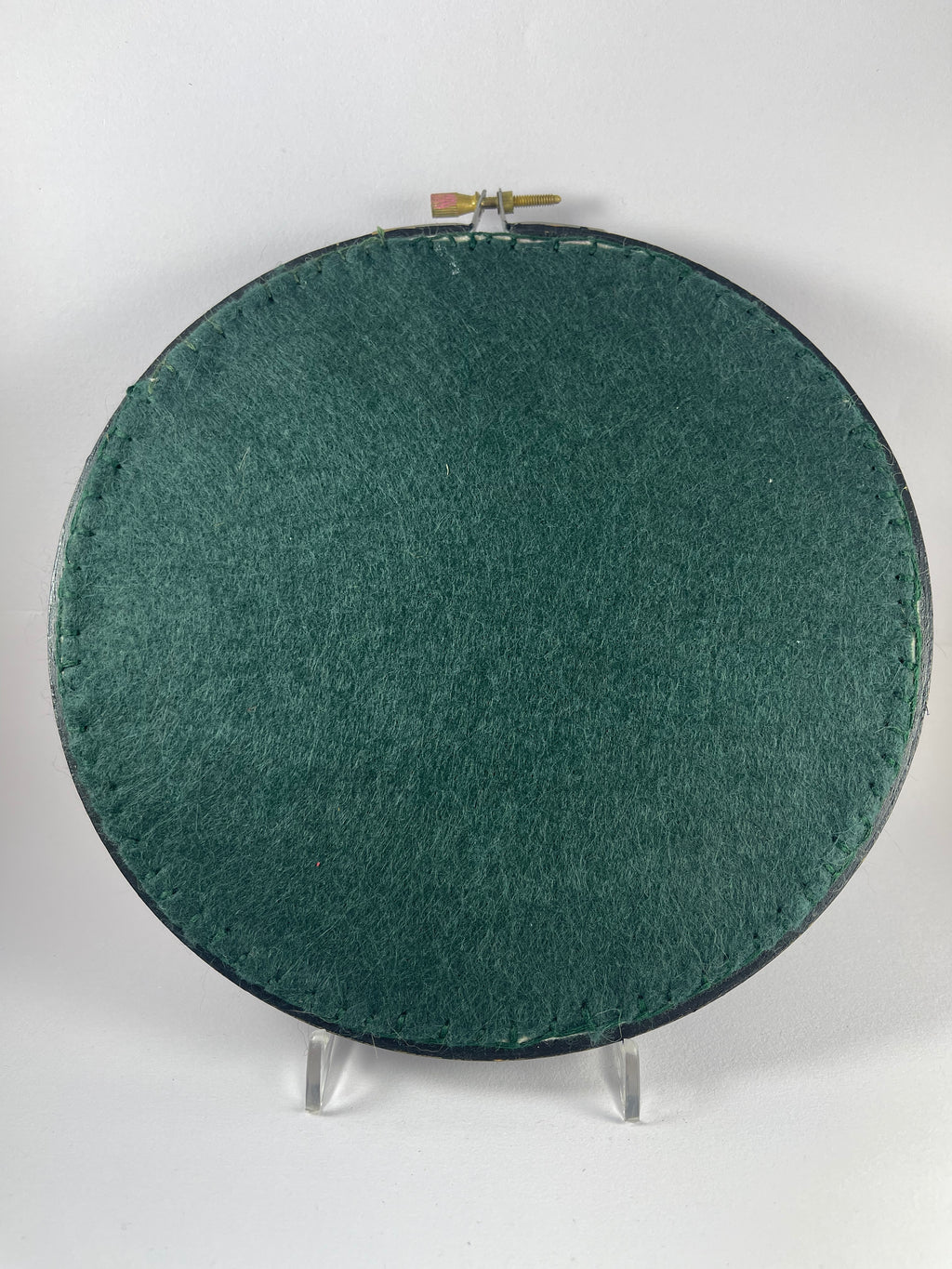 Australian Flowers Embroidery Hoops Canvas Set of 3 - Dark Blue