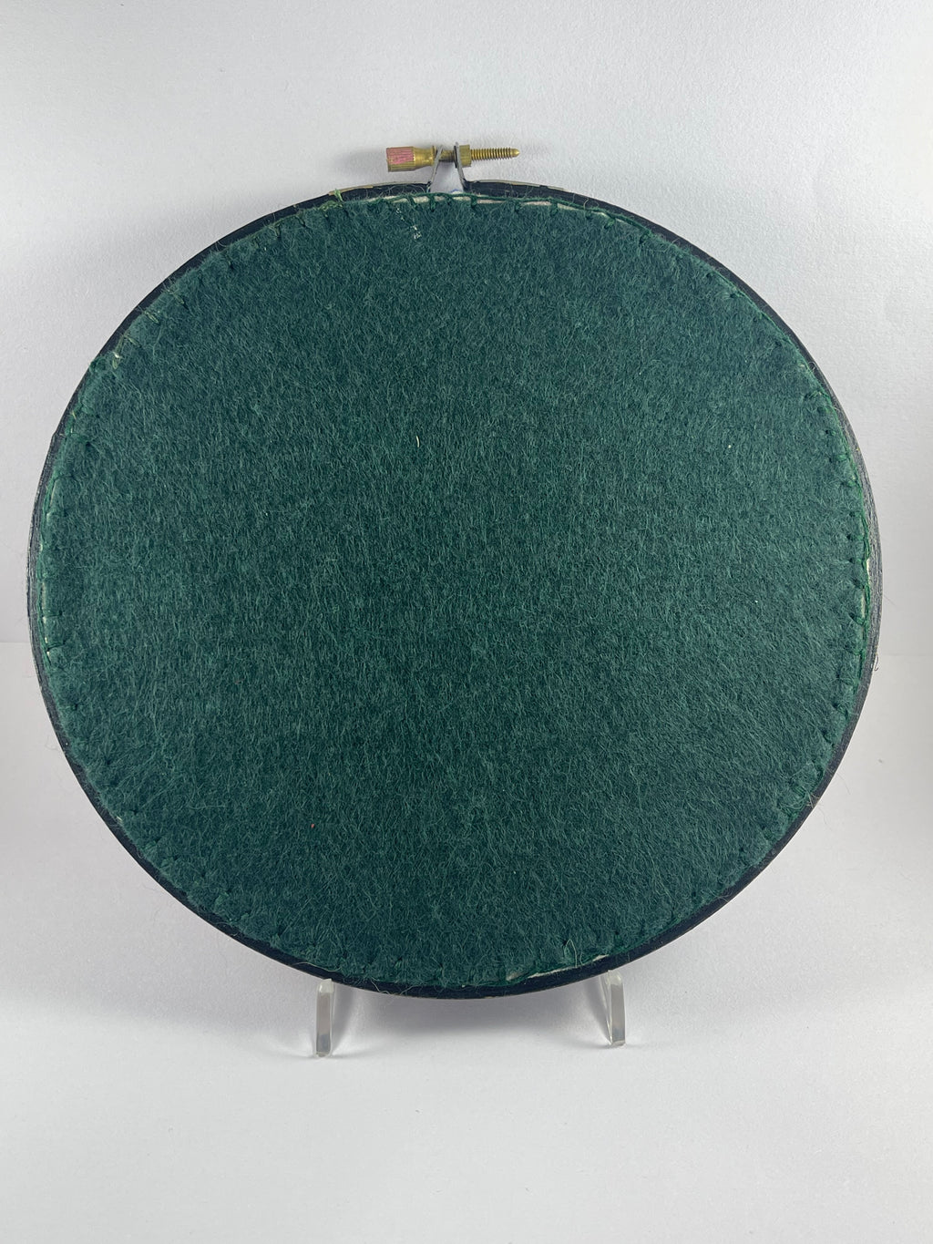 Australian Flowers Embroidery Hoops Canvas Set of 3 - Dark Blue