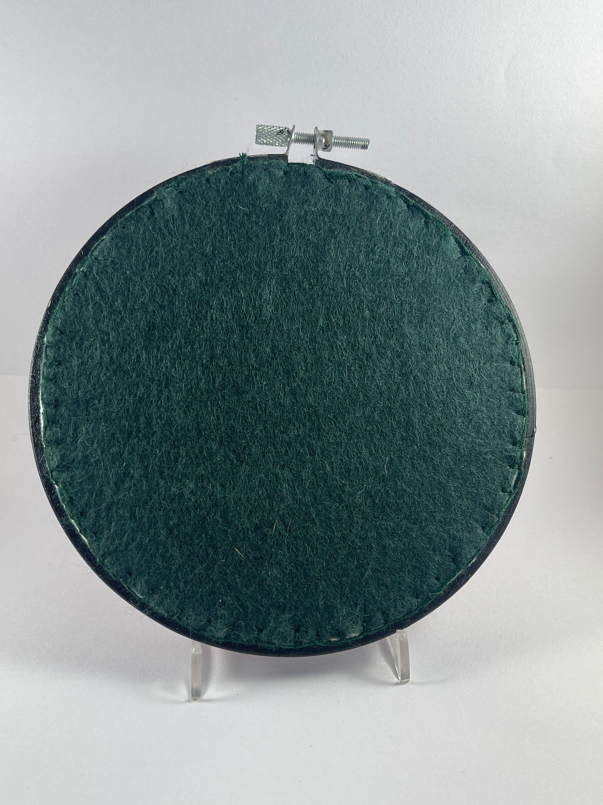 Australian Flowers Embroidery Hoops Canvas Set of 3 - Light Blue