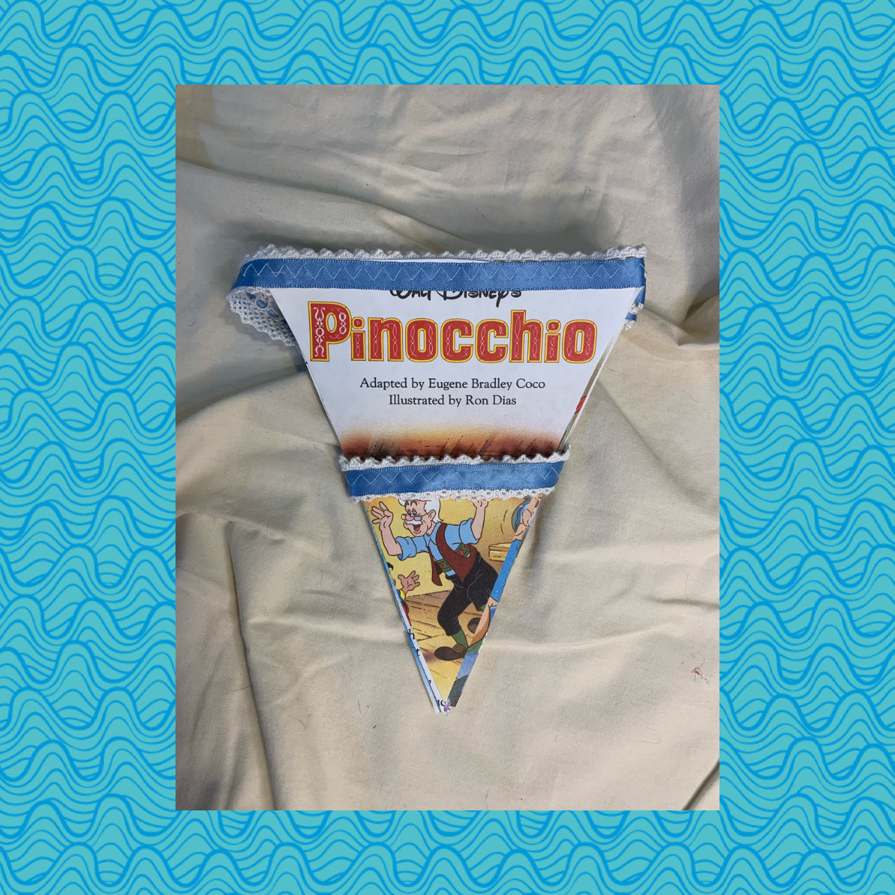 Pinocchio Little Golden Book Bunting - ElmsCreative