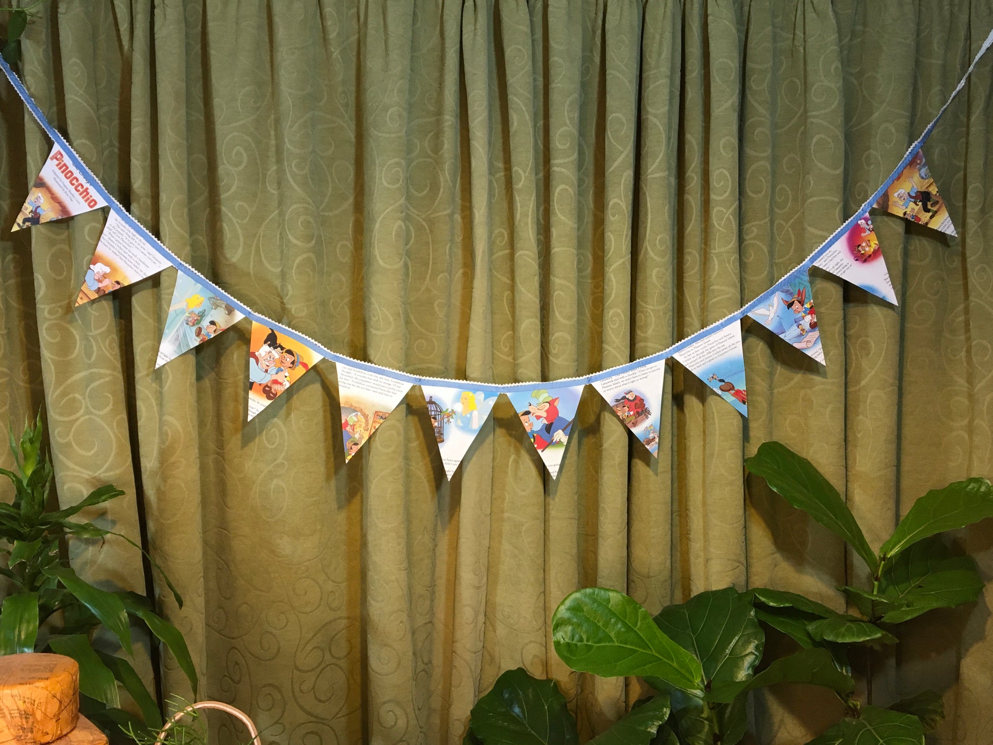 Pinocchio Little Golden Book Bunting - ElmsCreative