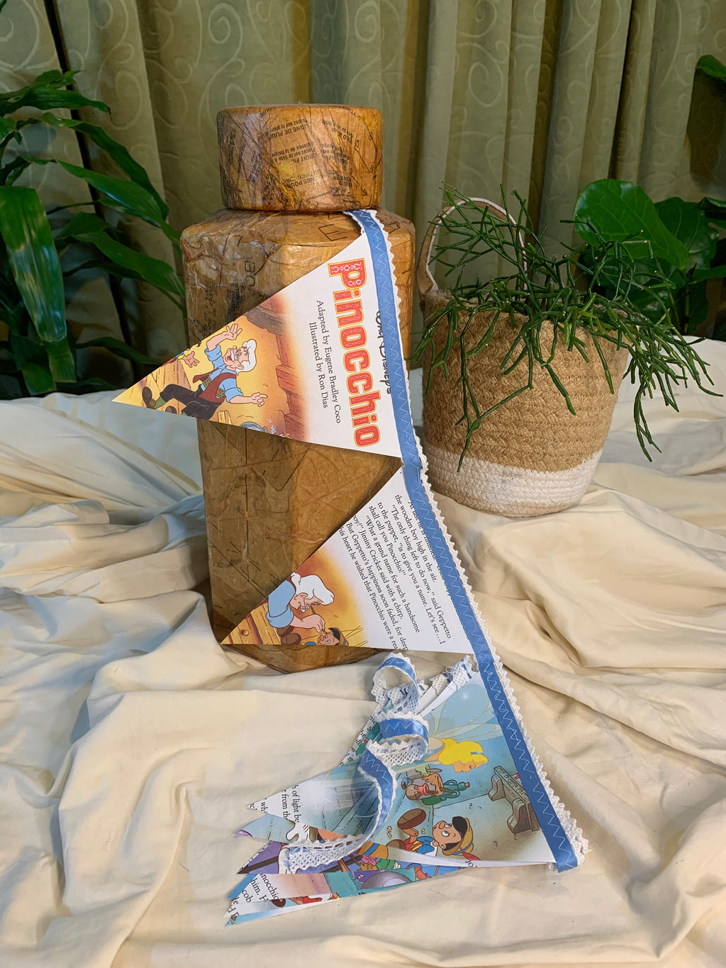 Pinocchio Little Golden Book Bunting - ElmsCreative