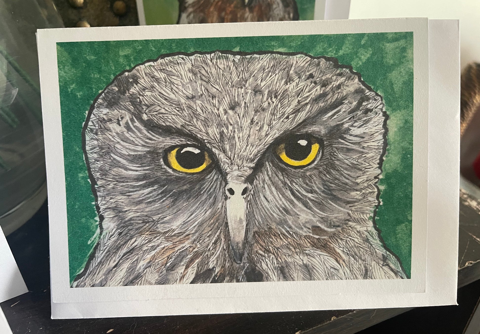 Australian Owl Greeting cards - ElmsCreative