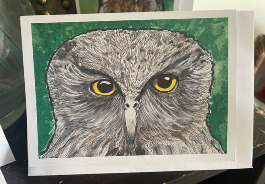 Powerful Owl Card - ElmsCreative