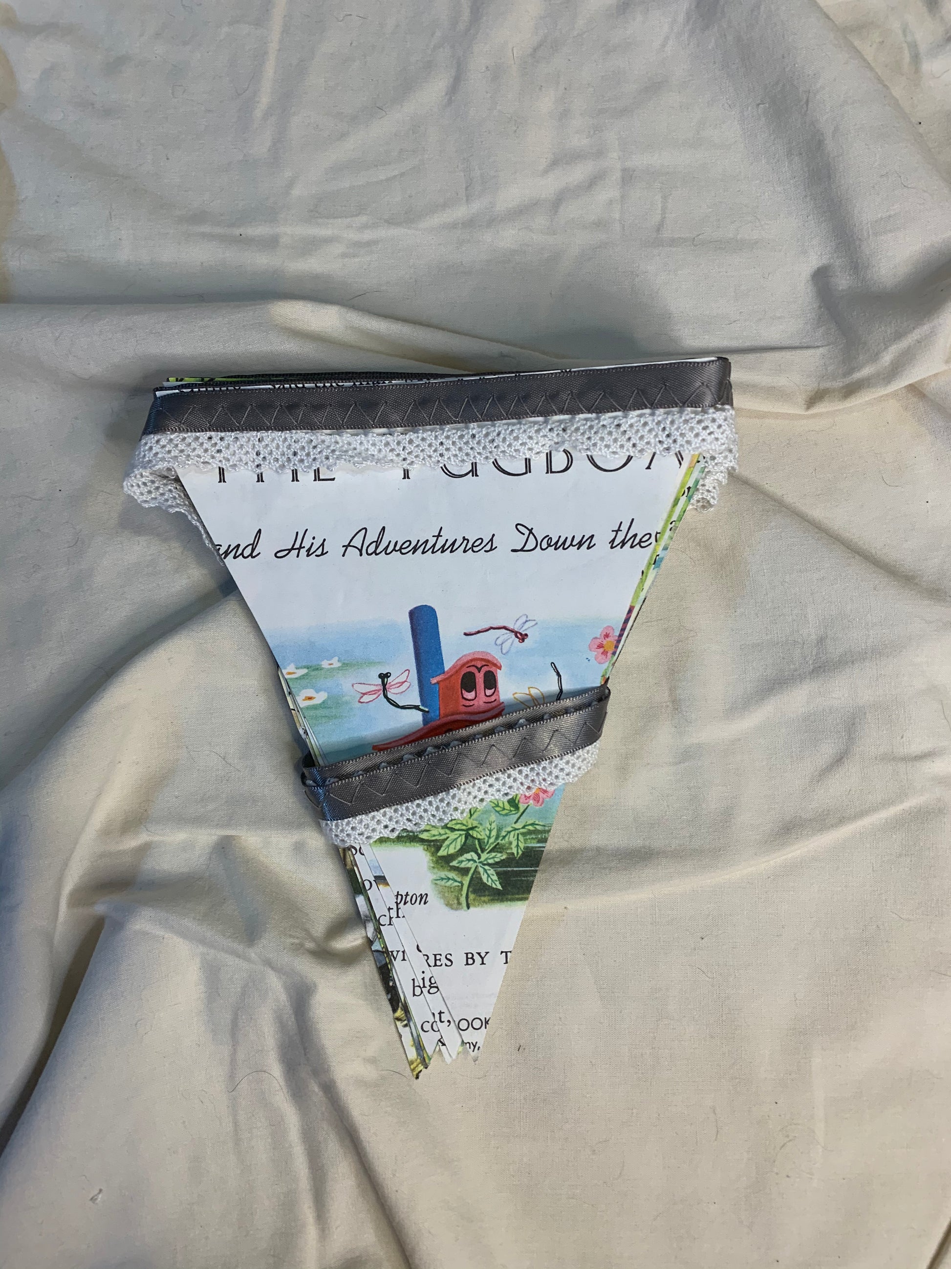 Bunting ~ Scuffy the Tugboat Little Golden Book - ElmsCreative