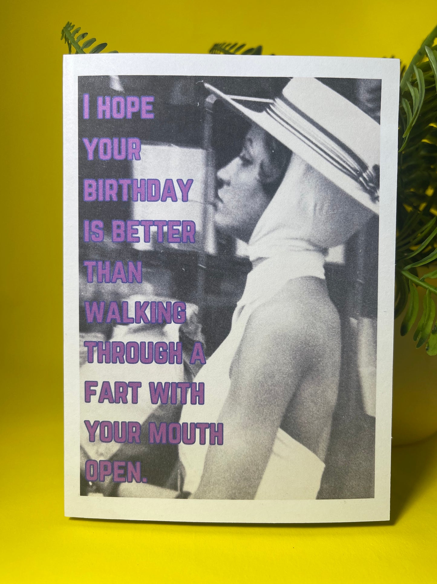 "Walking Through a Fart" - Sassy Card - ElmsCreative