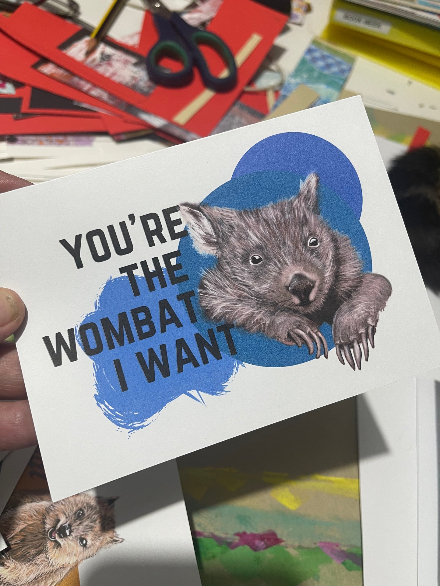 It’s So Punny - You’re The Wombat I Want - Wombat - ElmsCreative