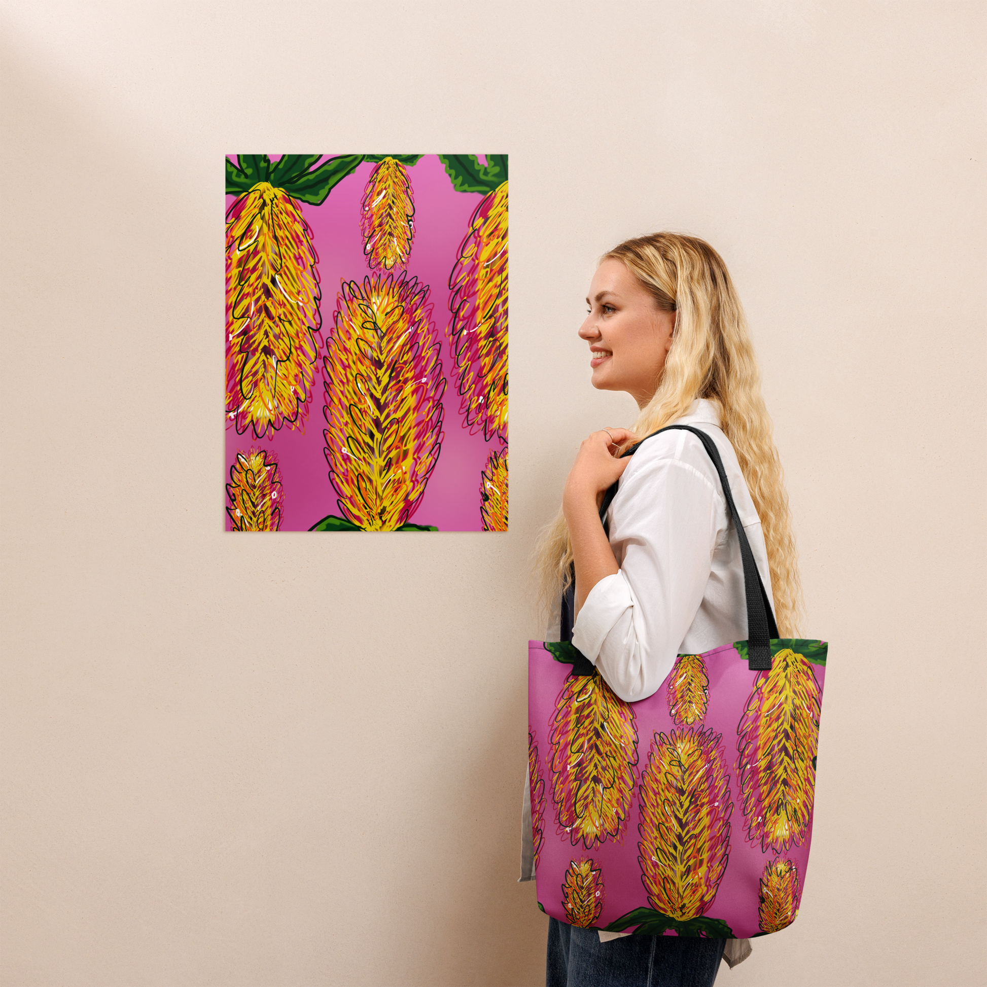 Banksias Tote bag - ElmsCreative