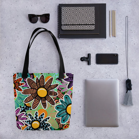 Flower Pops Tote - ElmsCreative