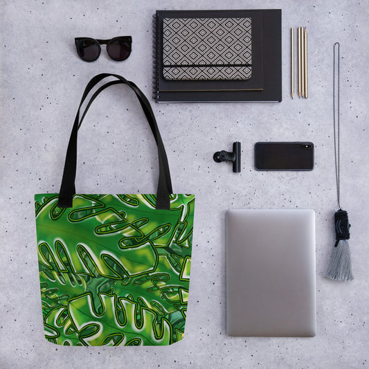 Monstrous Monstera Tote bag - ElmsCreative