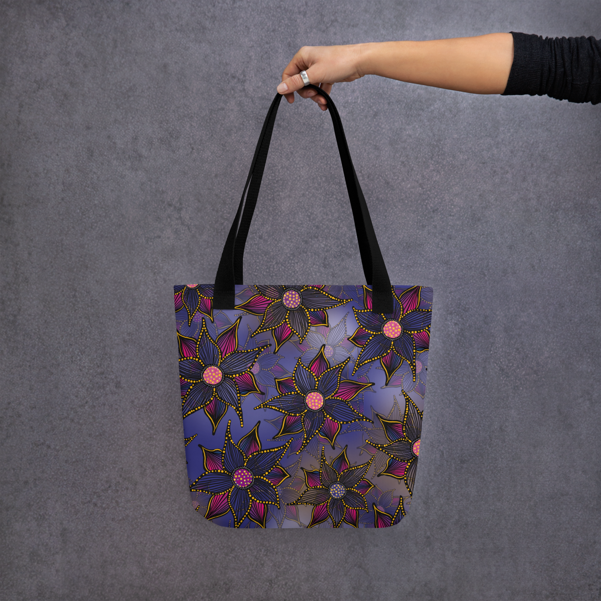 Purple Shadow Tote bag - ElmsCreative