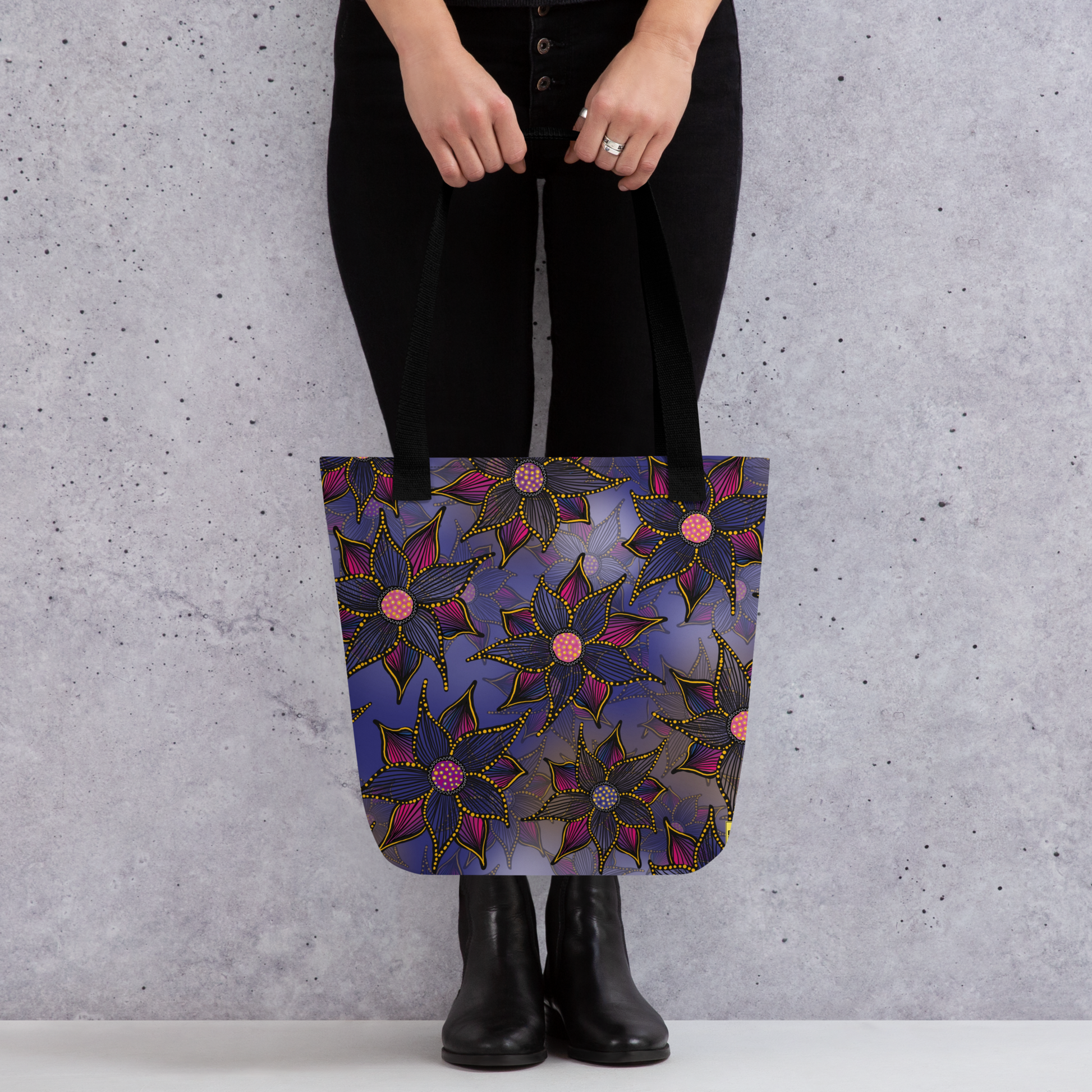 Purple Shadow Tote bag - ElmsCreative