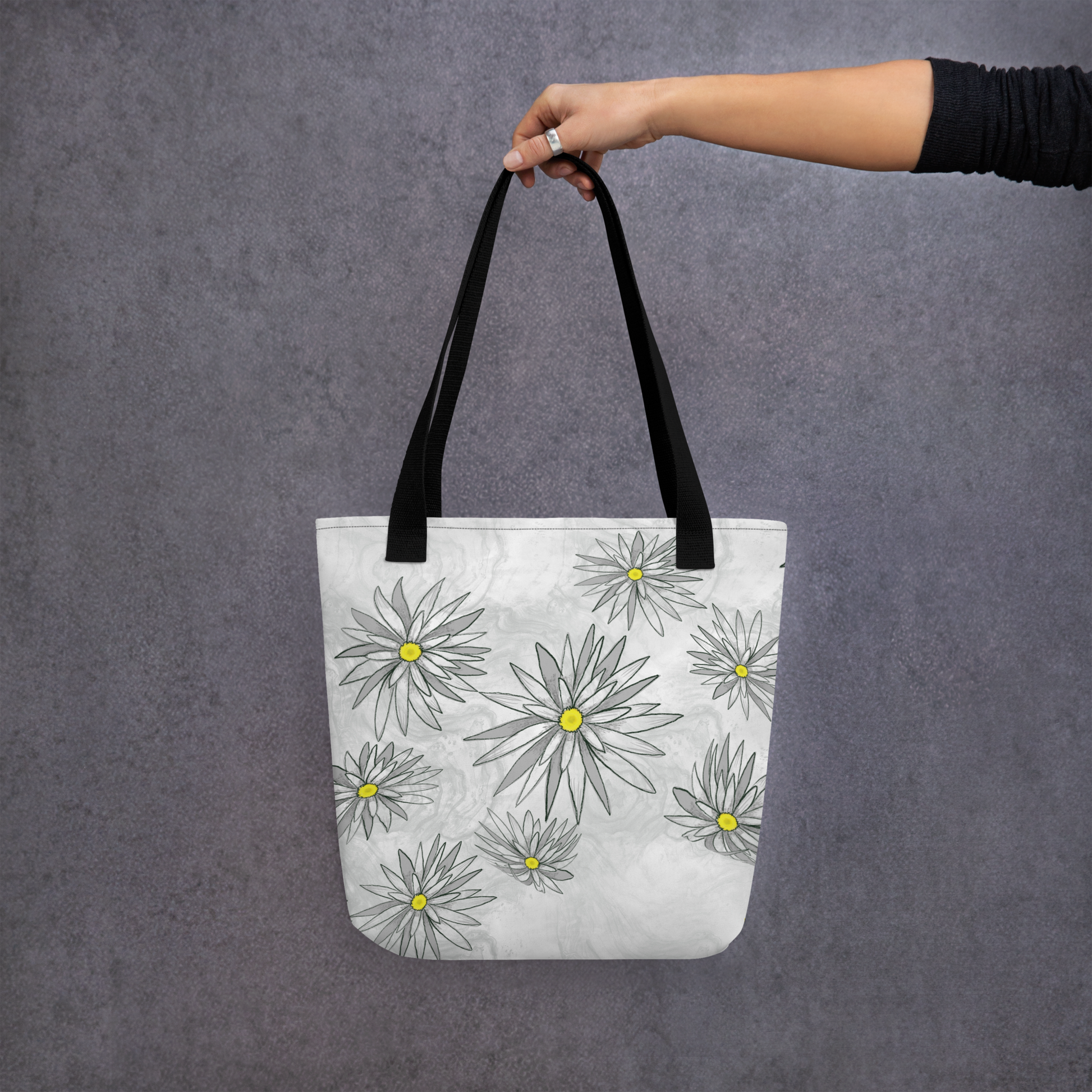 Paper Daisies Tote bag - ElmsCreative