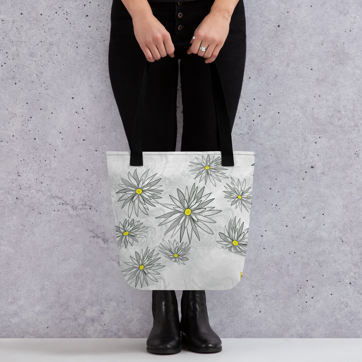 Paper Daisies Tote bag - ElmsCreative