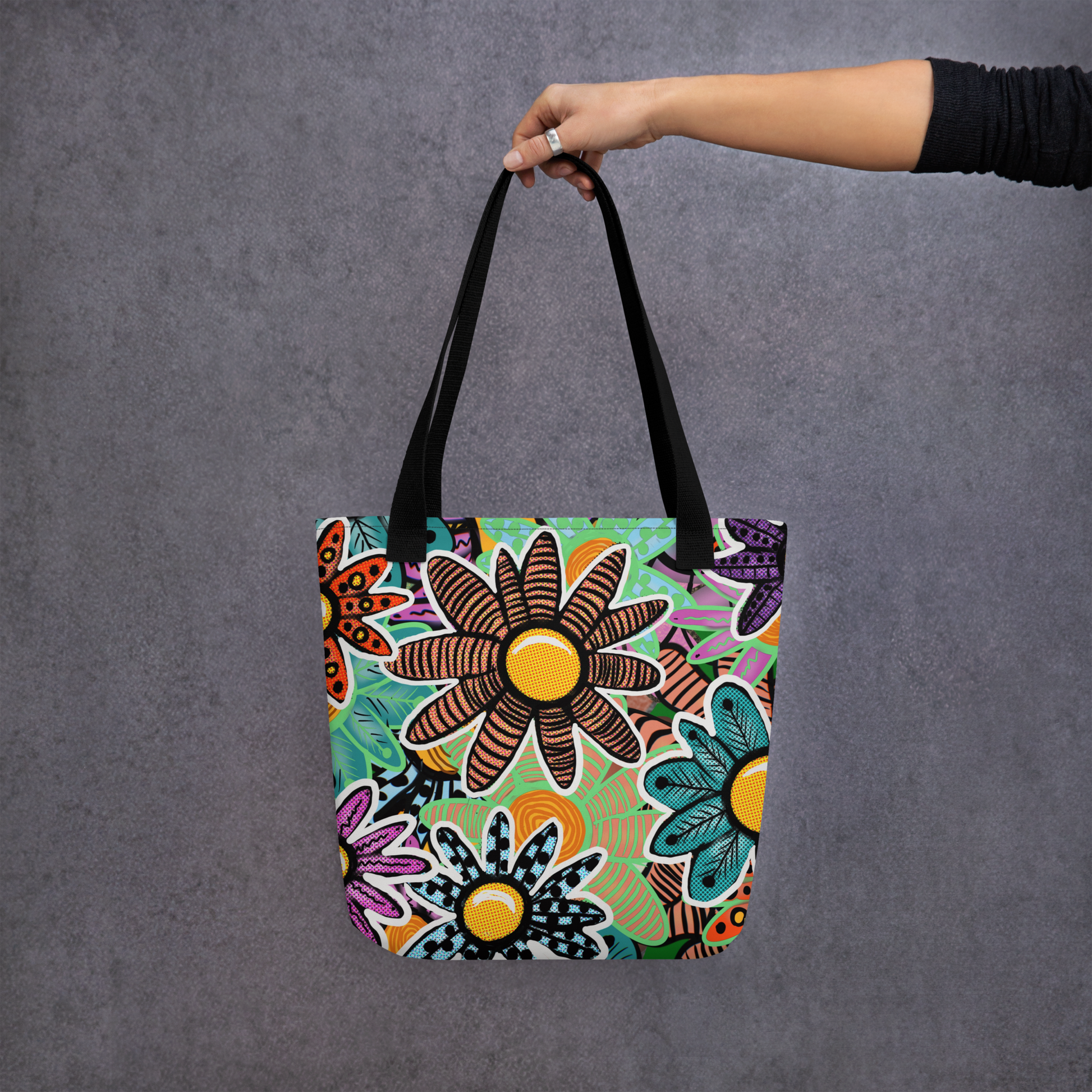 Flower Pops Tote - ElmsCreative