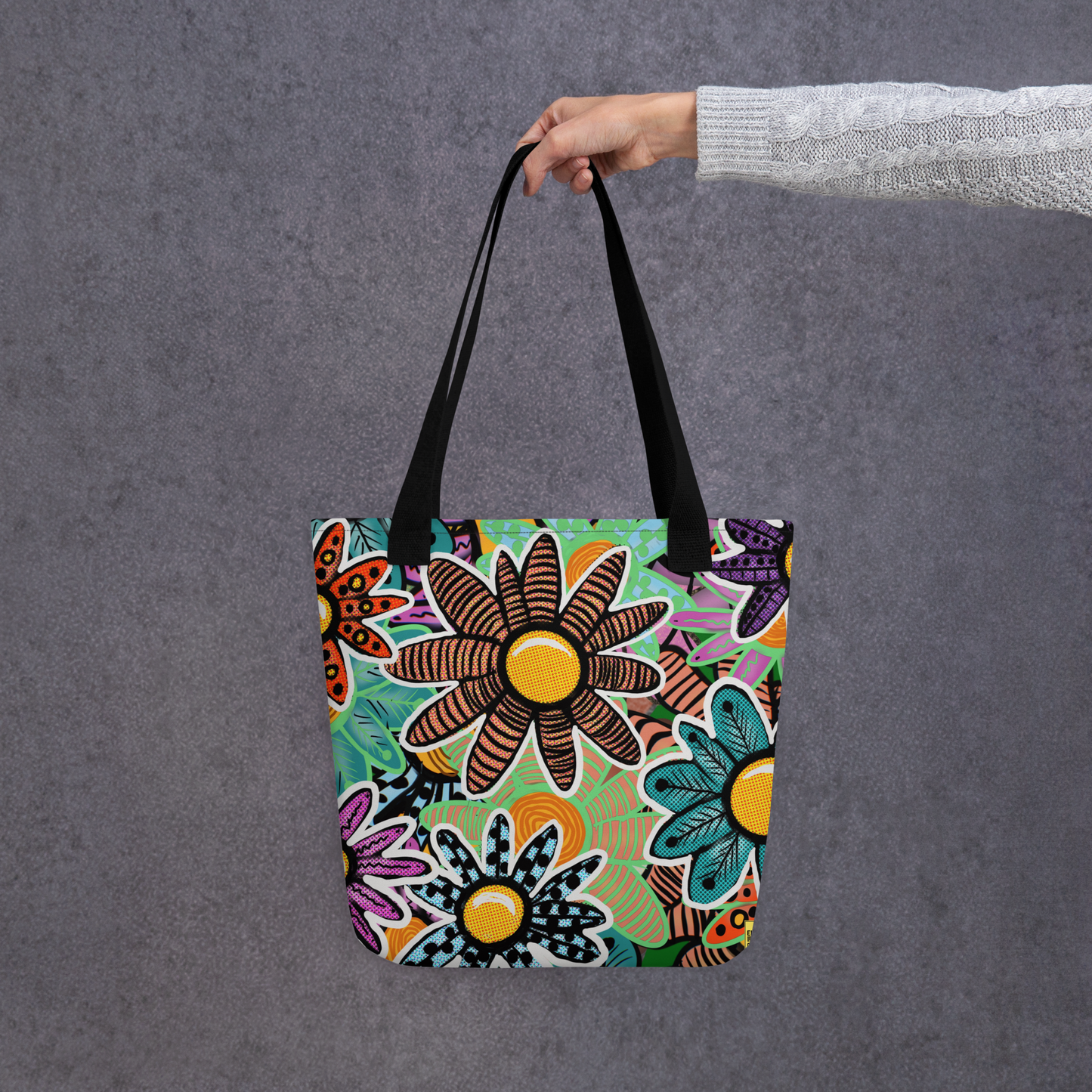 Flower Pops Tote - ElmsCreative