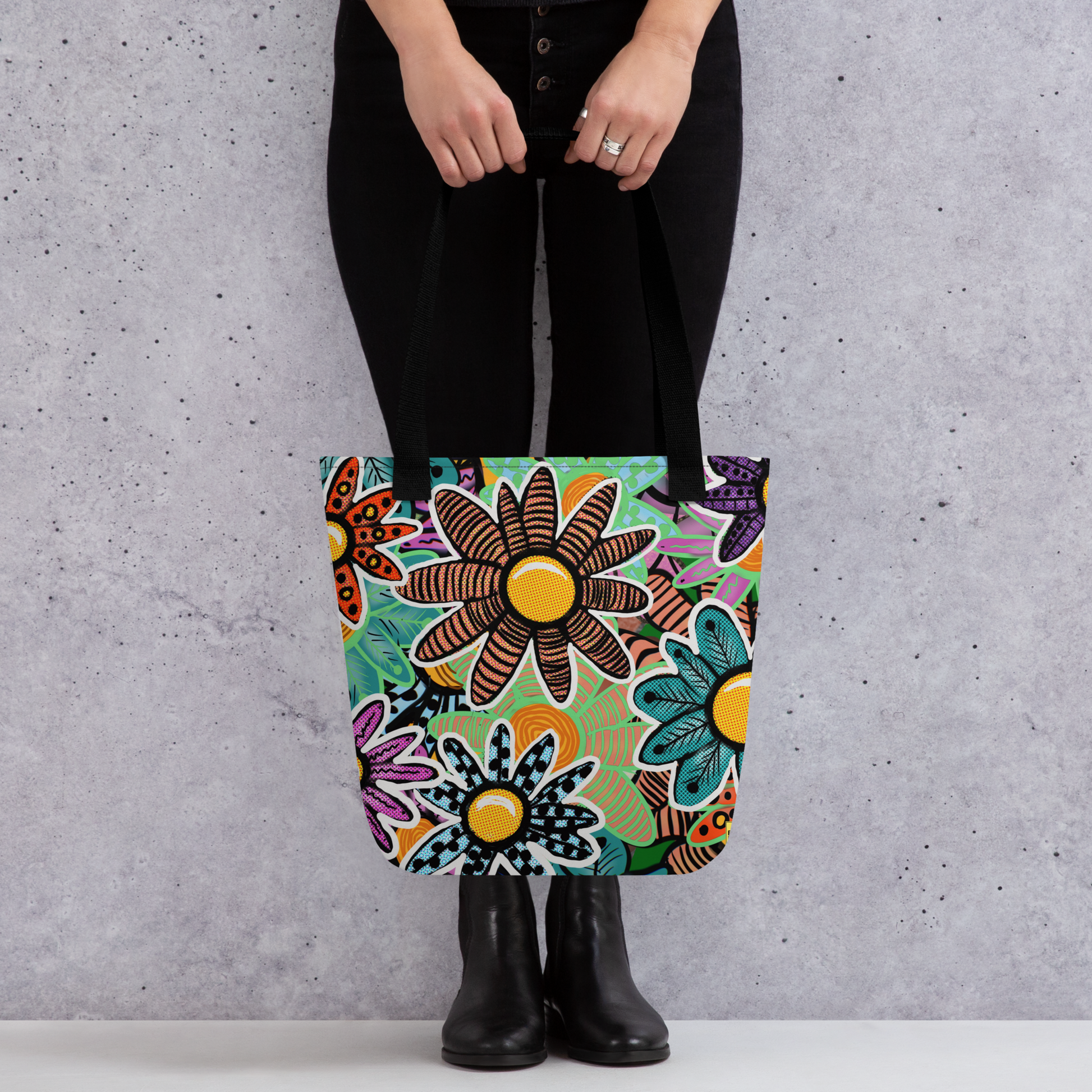 Flower Pops Tote - ElmsCreative