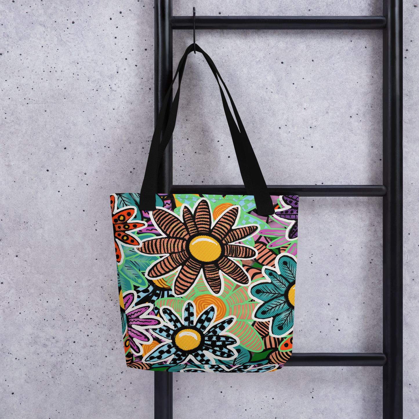 Flower Pops Tote - ElmsCreative