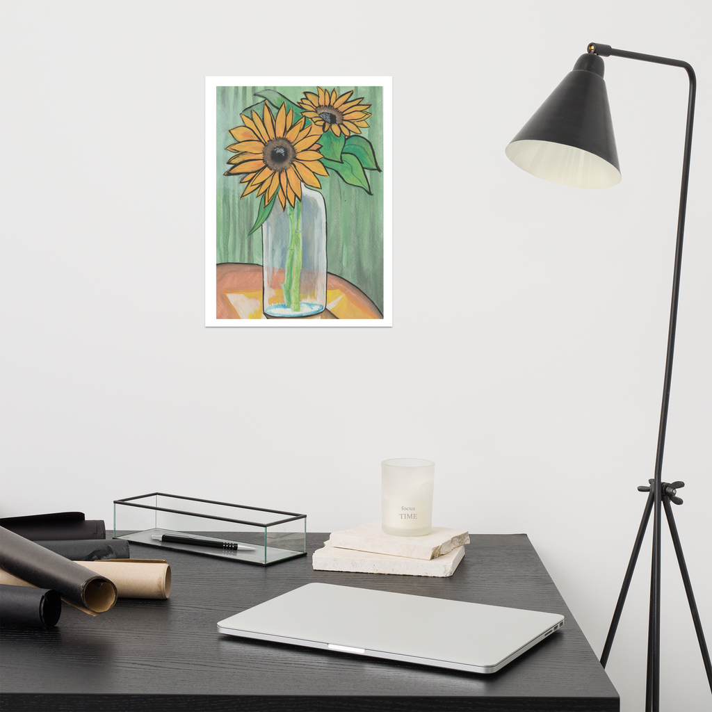 Sunflowers Print - The Kitchen Table Series