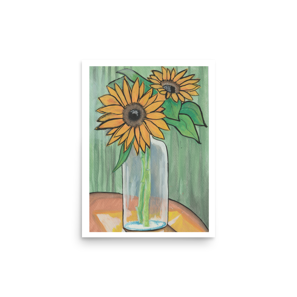 Sunflowers Print - The Kitchen Table Series