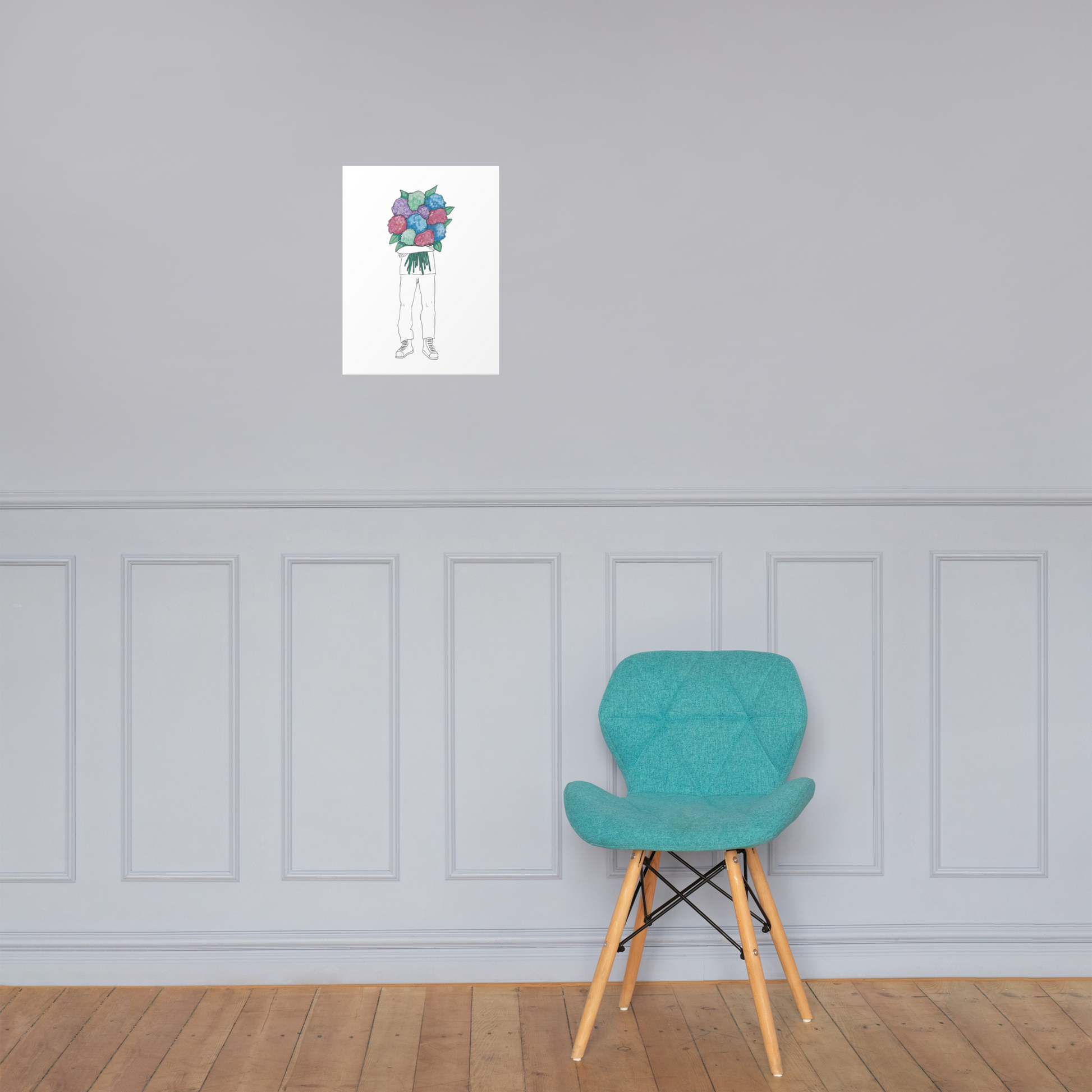 Hydrangeas - Thinking of You Poster