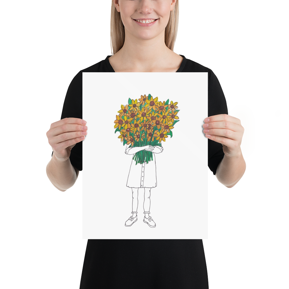 Sunflowers - Thinking of You Poster