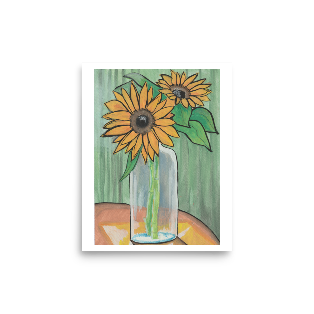 Sunflowers Print - The Kitchen Table Series