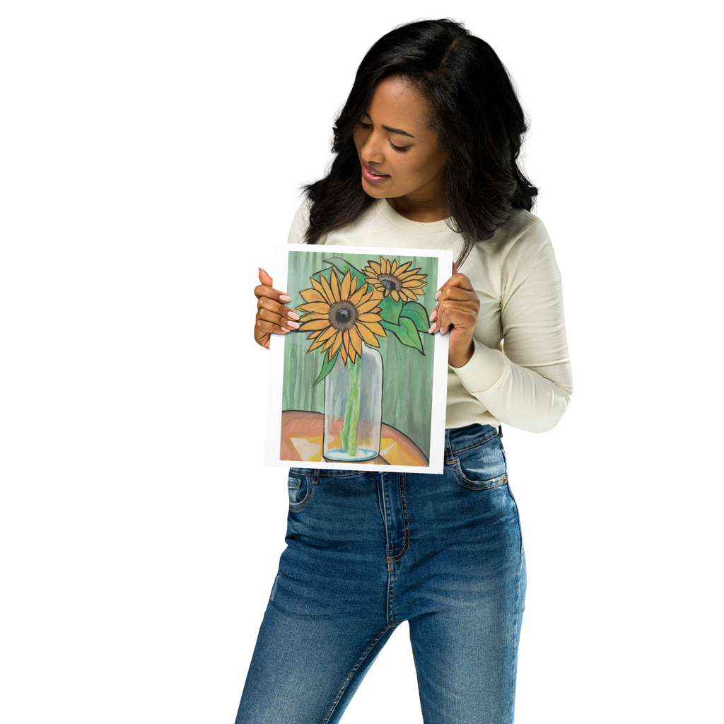 Sunflowers Print - The Kitchen Table Series