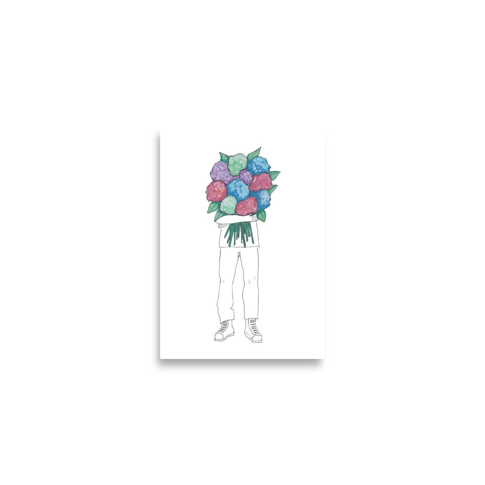 Hydrangeas - Thinking of You Poster