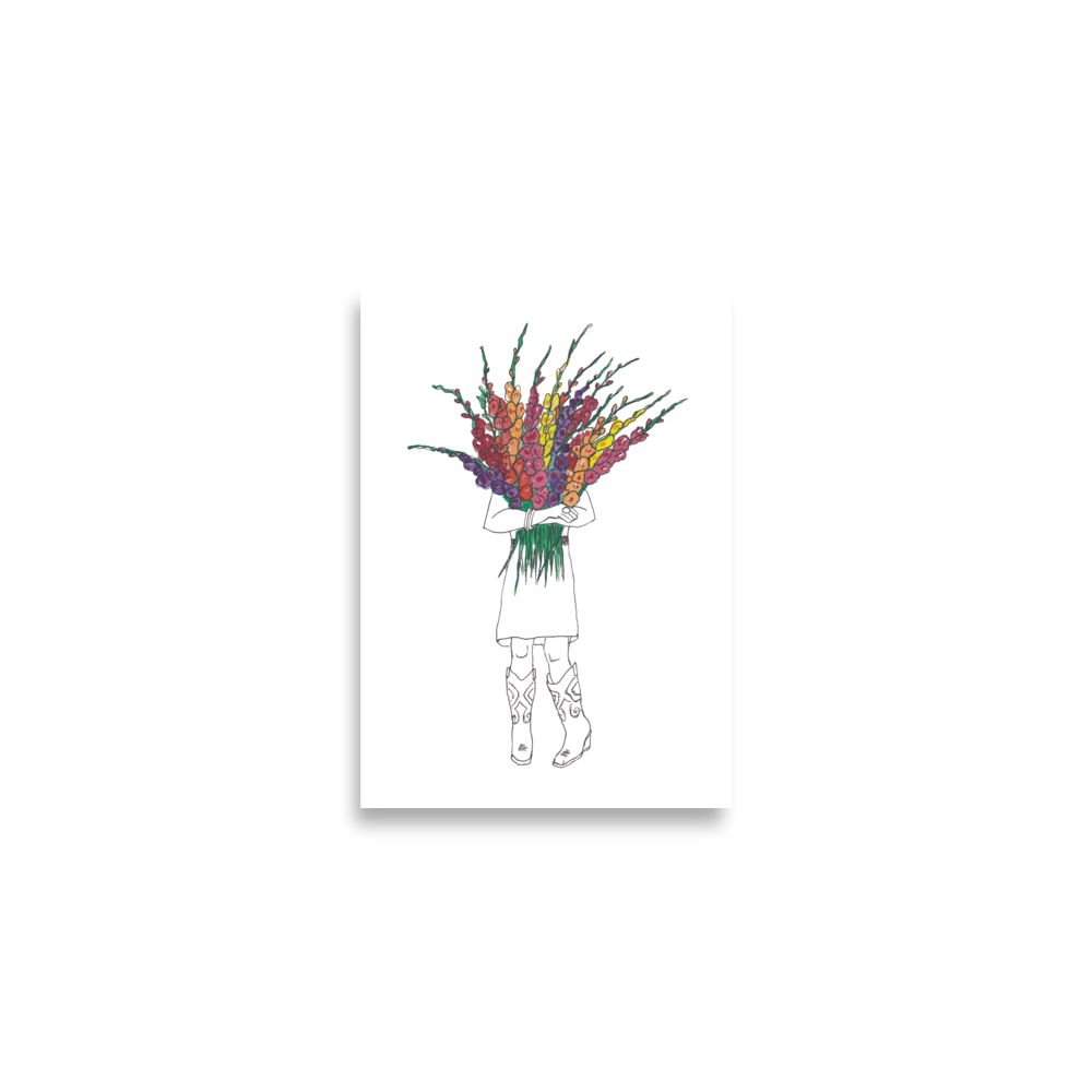 Gladiolus - Thinking You Poster