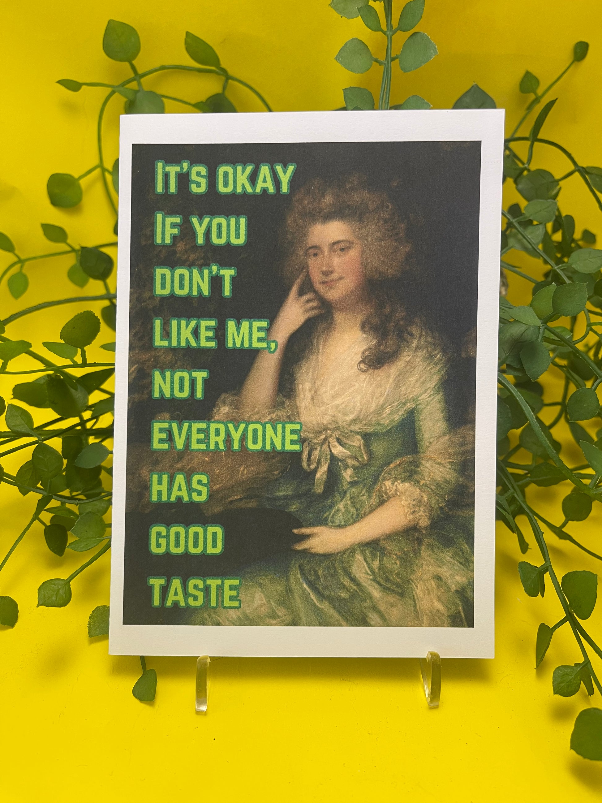 "It's okay if you don't like me" - Sassy Card - ElmsCreative